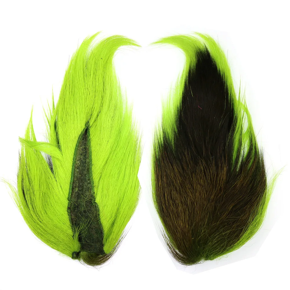 Bimoo цвет Bucktail для завязывания мушек приманки стримеры джигз волосы оленя розовый зеленый синий желтый мухобойка материал
