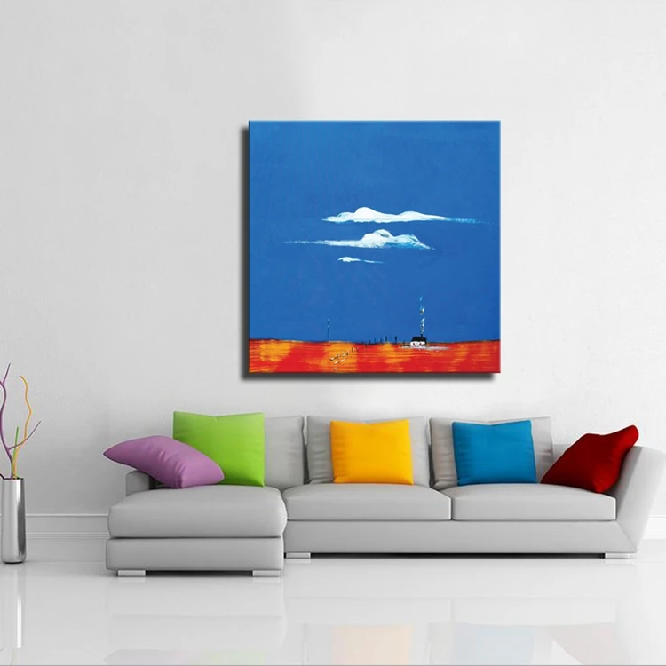 Акриловый простой corlor пейзаж абстрактные картины современное оформление