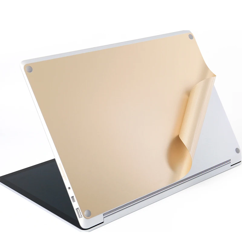 Для ноутбука microsoft Surface анти-наклейка с надписью съемные наклейки Премиум Защитный чехол для кожи цвет шампанского золото полный корпус Защита