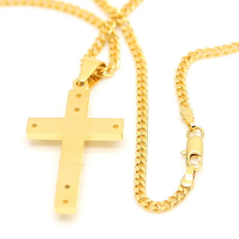 Христианские религиозные украшения Мужская подвеска из нержавеющей стали в виде