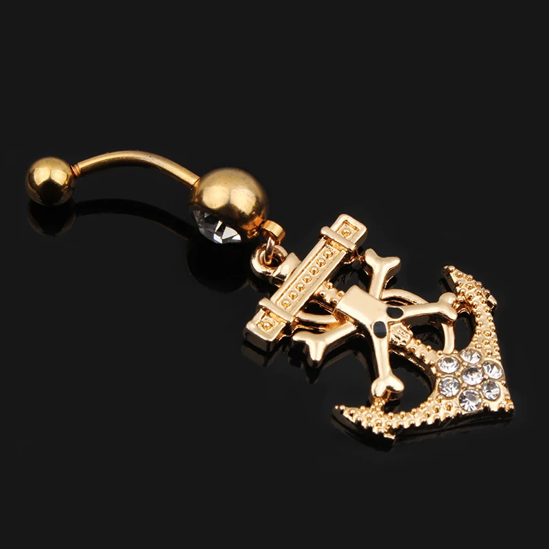 1 шт. Женское кольцо для пупка из циркона|Украшения тела| |