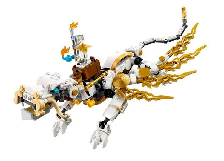 Bela 575pcs 10397 Master WU Dragon Ninjagoe Thunder Swordsman Building Blocks Bricks Toys Compatible Legoe | Игрушки и хобби