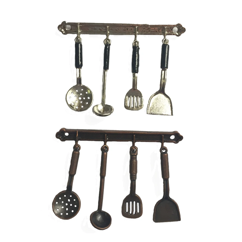 1/12 кукольный домик искусственная ложка для супа кухонный инструмент посуда