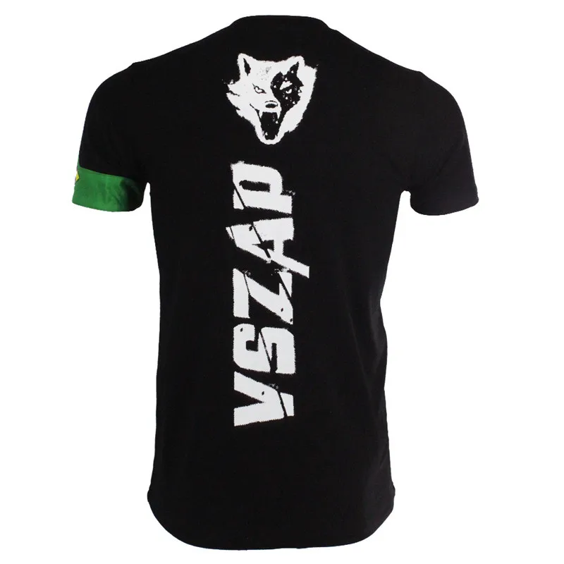 VSZAP футболка для занятий боксом Rio Spirit MMA Муай Тай Боевая фитнес майка рубашка