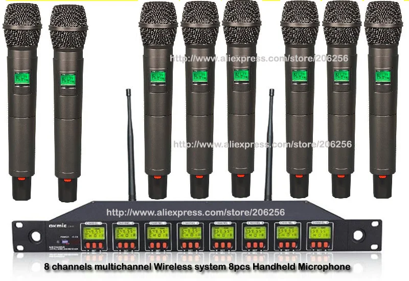 Горячая Высокое качество OK 8/2 H Профессиональная UHF/PLL восьмиканальная