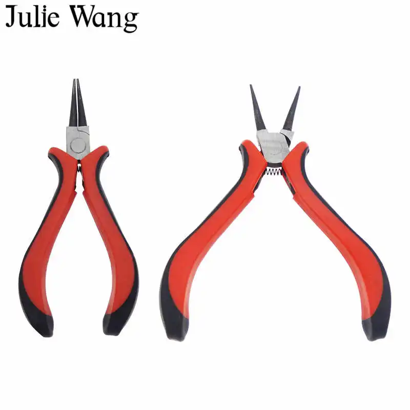 

Julie Wang Jewelry Needle-nose Pliers Tool Equipment Cutting Wire Beadwork Repair Beading Needlework Jewelery Making Accessory