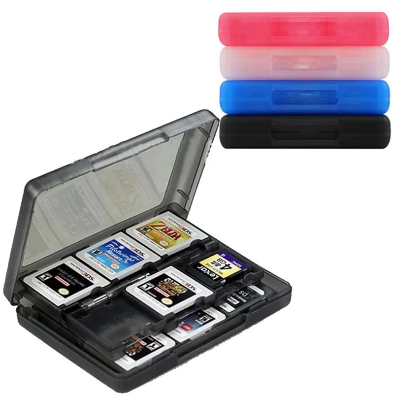 Игровой держатель чехол для карт 28 в 1 nintendo DS / Lite DSi 3DS XL/LL игровых коробка