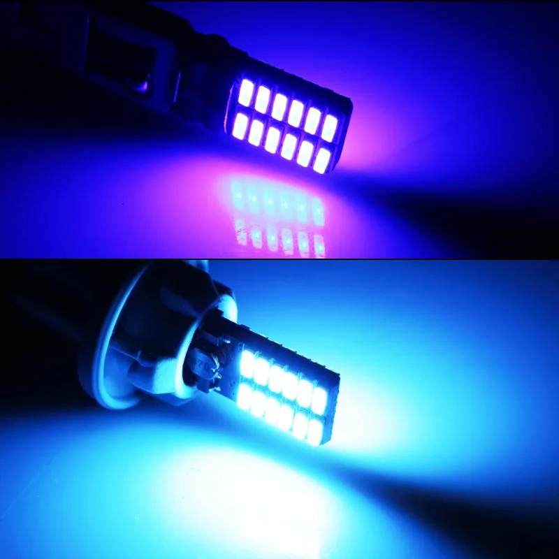 IJDM автомобиля 12 V 6000 k белый 24-SMD-4014 H3 светодиодный лампы для противотуманных фар или H1 светодиодный для автомобилей дневного лампы красный желтый синий голубой лед