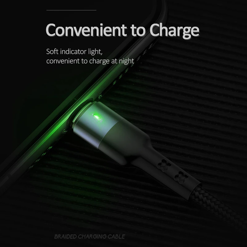 3 в 1 USB кабель для мобильного телефона USAMS Micro Type C зарядный освещения зарядное