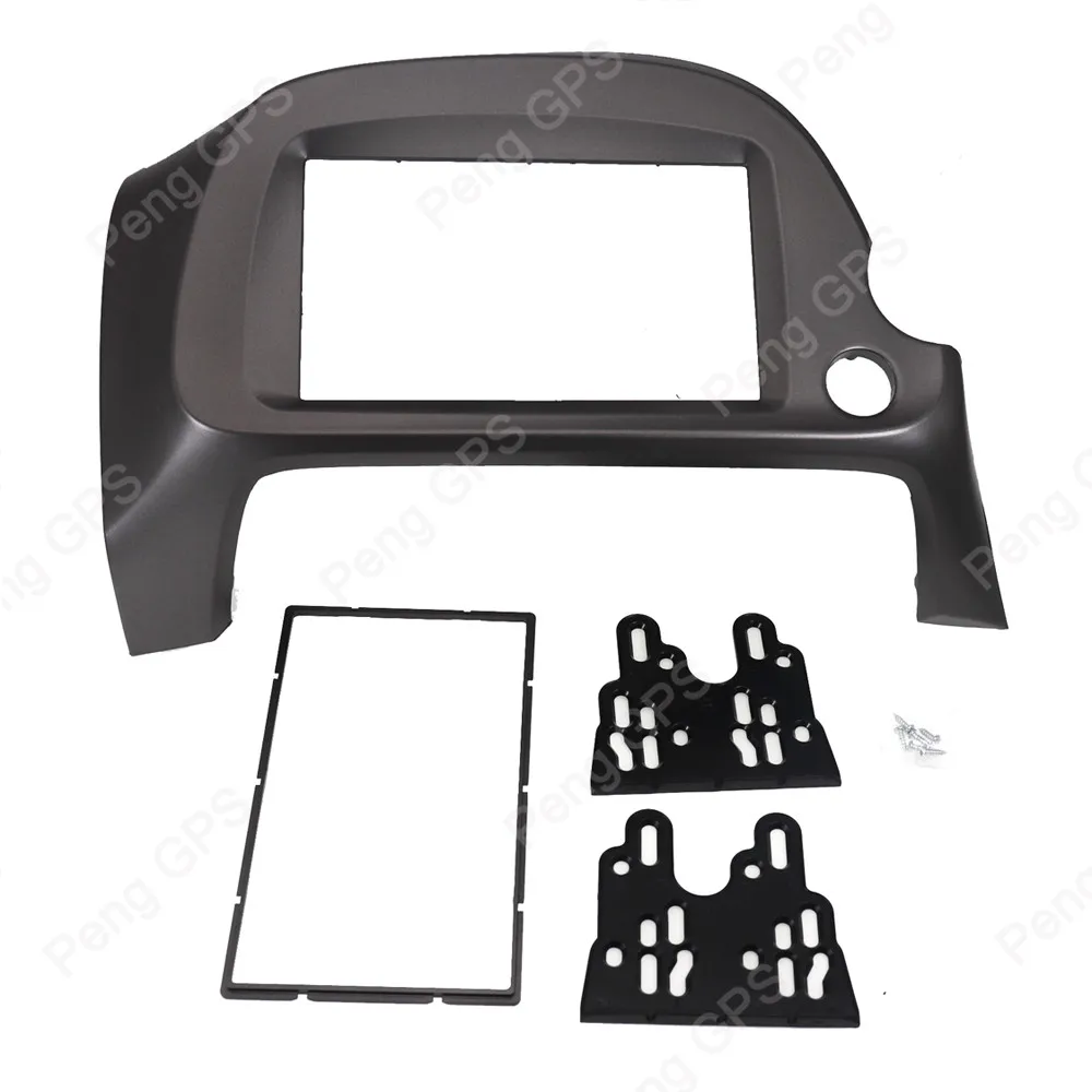Комплект автомагнитолы 2 din для HONDA Fit Jazz 2008-2013 установка facia рамка адаптер панели