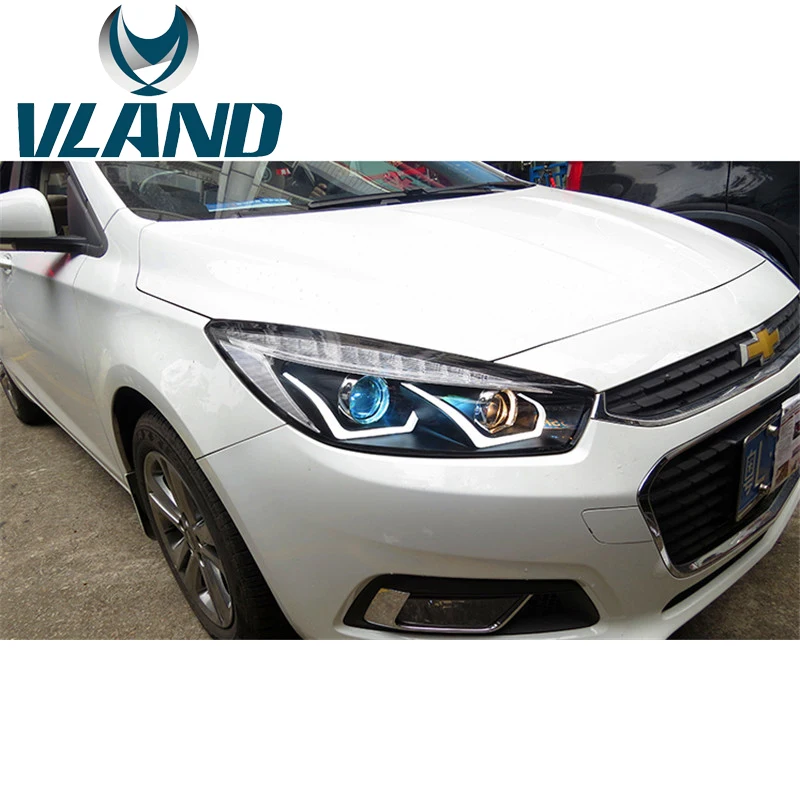 VLAND Заводская Автомобильная головная лампа для Cruze светодиодная фара 2015 2016 с