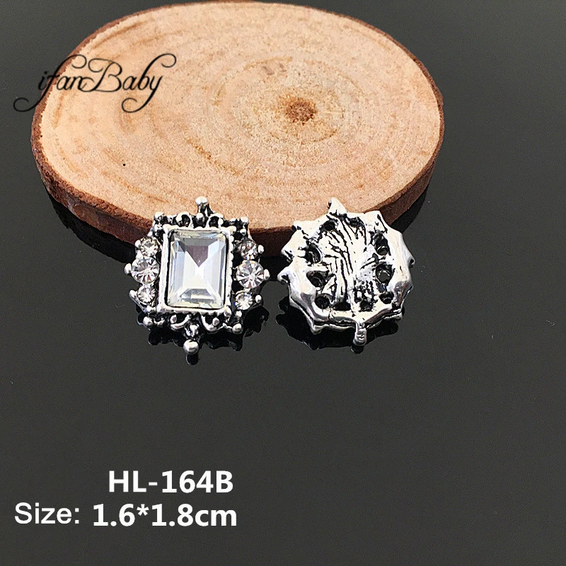 

Flat back Buttons for DIY hair accessories crystal rhinestone button