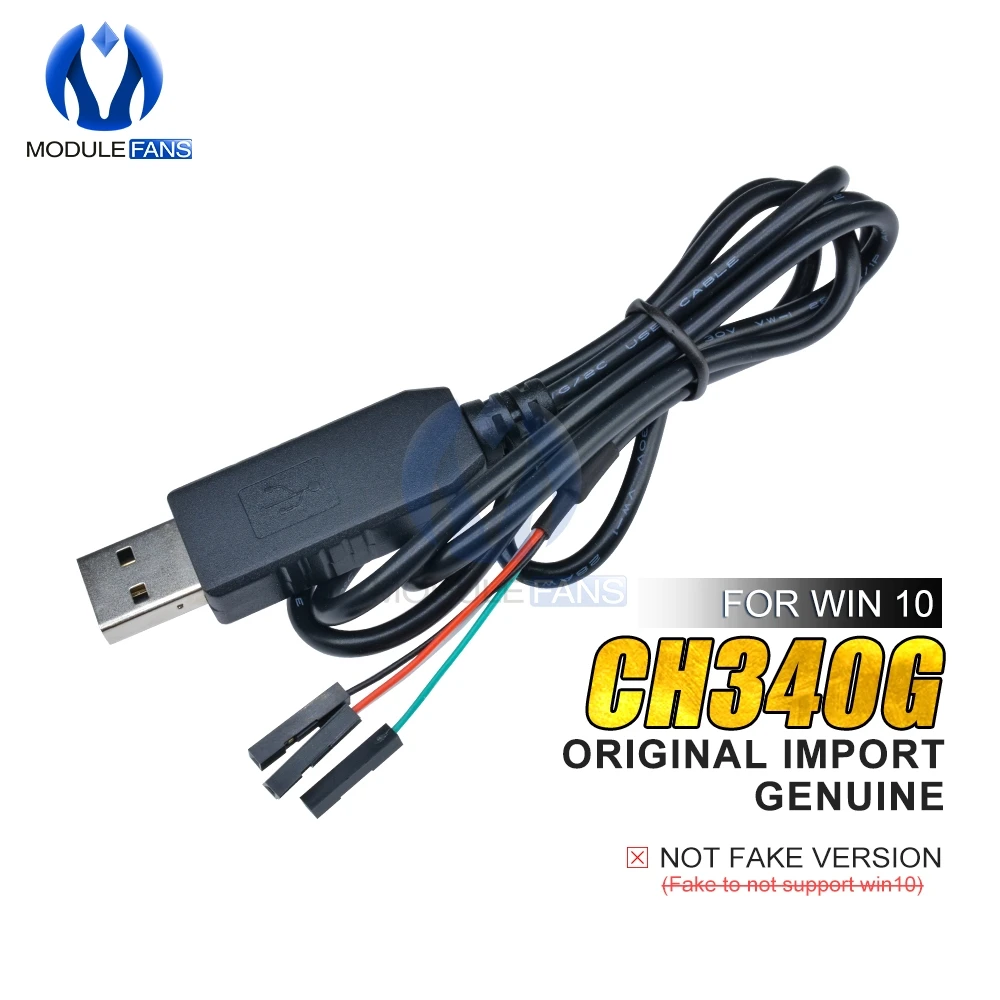 Оригинальный кабель для скачивания CH340G CH340 USB к TTL последовательный провод