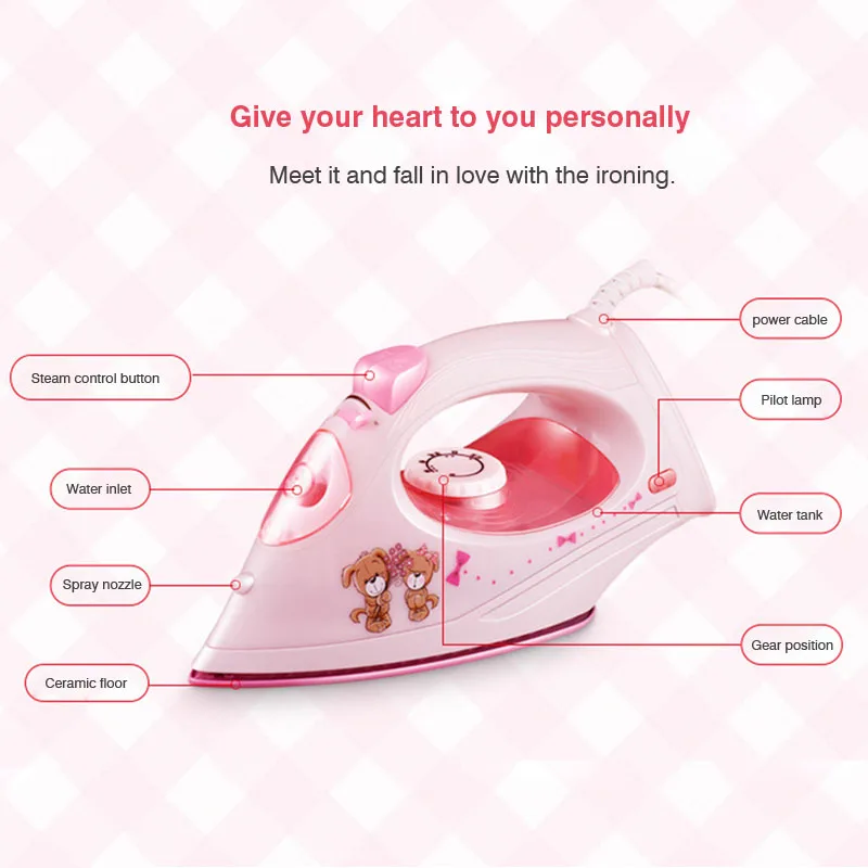 Электрический утюг бытовой паровой портативный 220 В|Утюги и парогенераторы| |