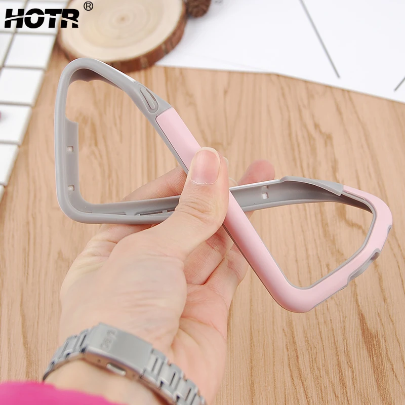 Хит цветные чехлы для телефонов iphone XS Max 9 8 7 Plus XR двухцветная рамка бампер задняя