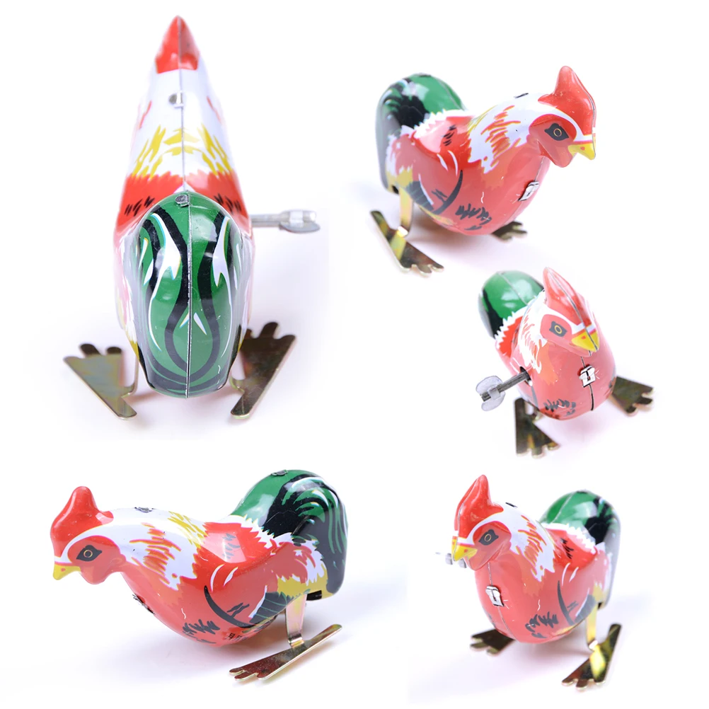Новый Ностальгический Железный петух Пэк рисовые железные игрушки забавные