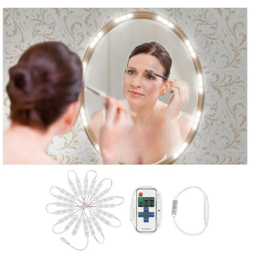 Косметическое зеркало 60 светодиодных ламп набор косметическое для макияжа лампа