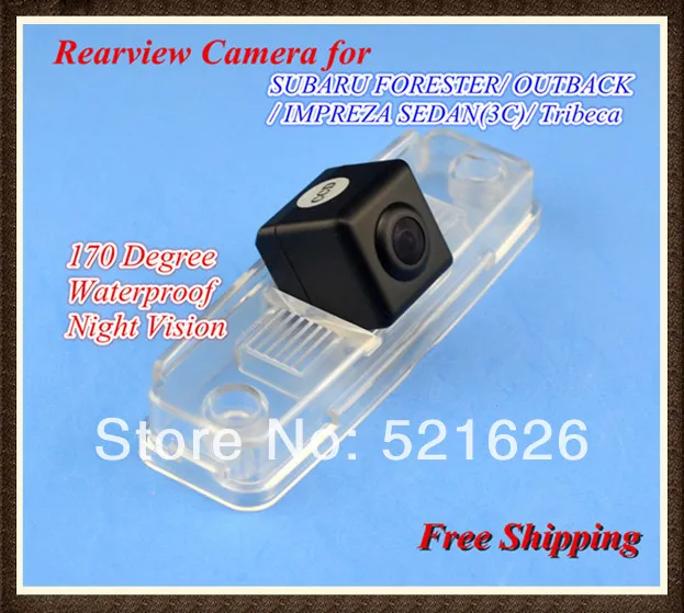 Водонепроницаемая цветная CMOS 170 градусов камера заднего вида для SUBARU