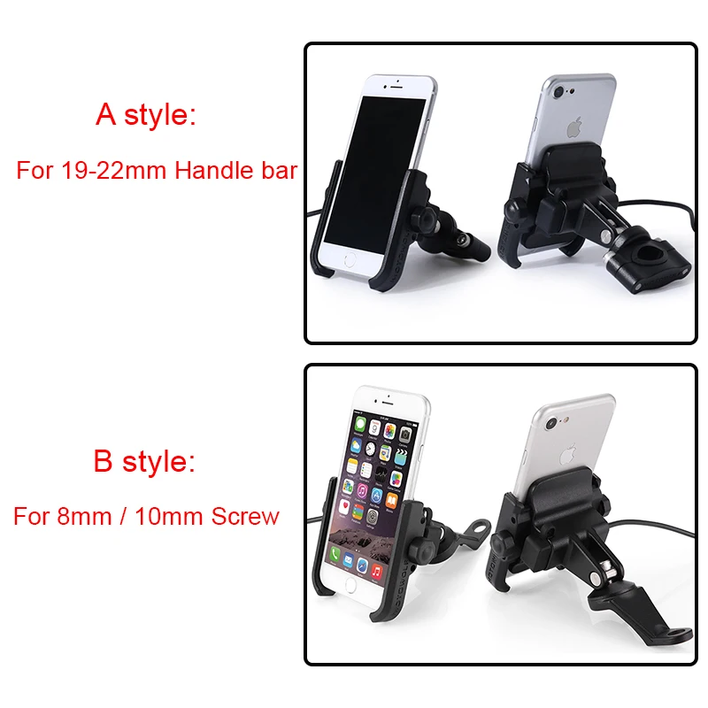 Велосипедный держатель для телефона с USB-зарядкой Iphone X 8 Plus SE S9 | Автомобили и