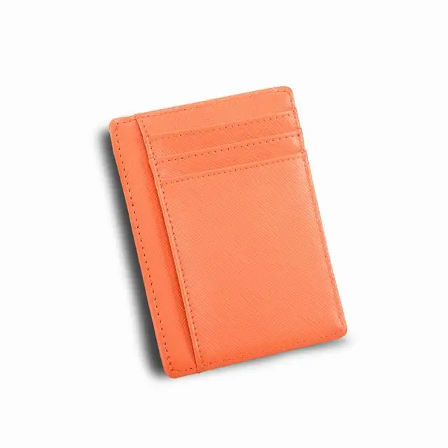 Orange SIKU женский кожаный держатель для карт, модные визитницы, фирменные визитницы - Цвет: Orange