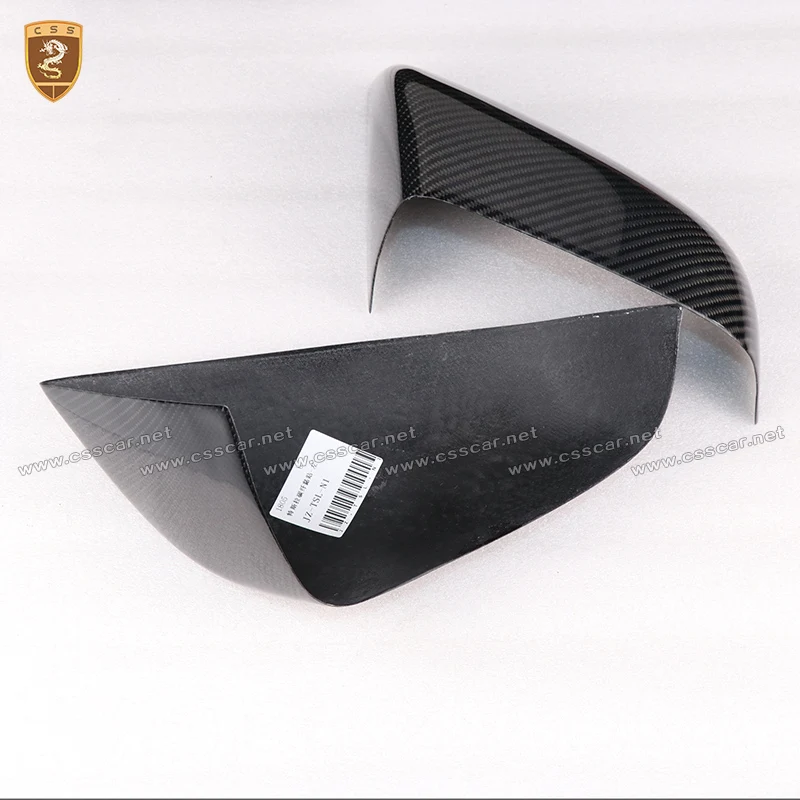 Модель S крышка для зеркала из углеродного волокна Tesla Model 60 70 P85 P90D 4 дверная седан