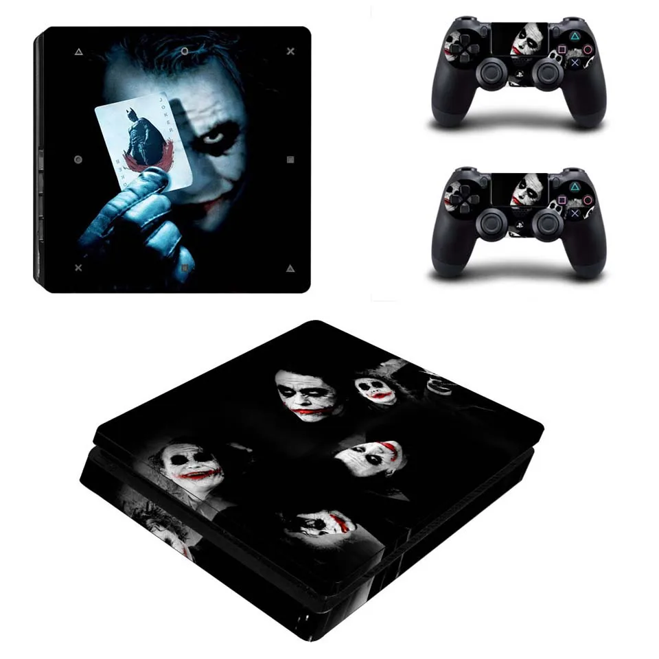 Харли Квинн и Джокер виниловая кожа PS4 тонкая наклейка для sony Playstation 4 тонкая консоль для PS4 тонкий Dualshock 4 контроллер скины - Цвет: YSP4S-0595