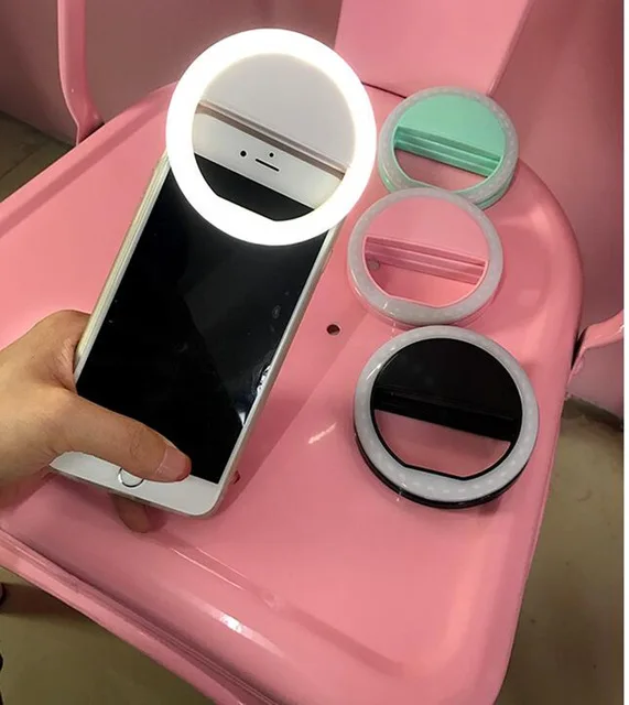 Кольцо для селфи зеркальный чехол макияжа iphone 8 7 6s Samsung S8 X 6 Plus Note мобильный