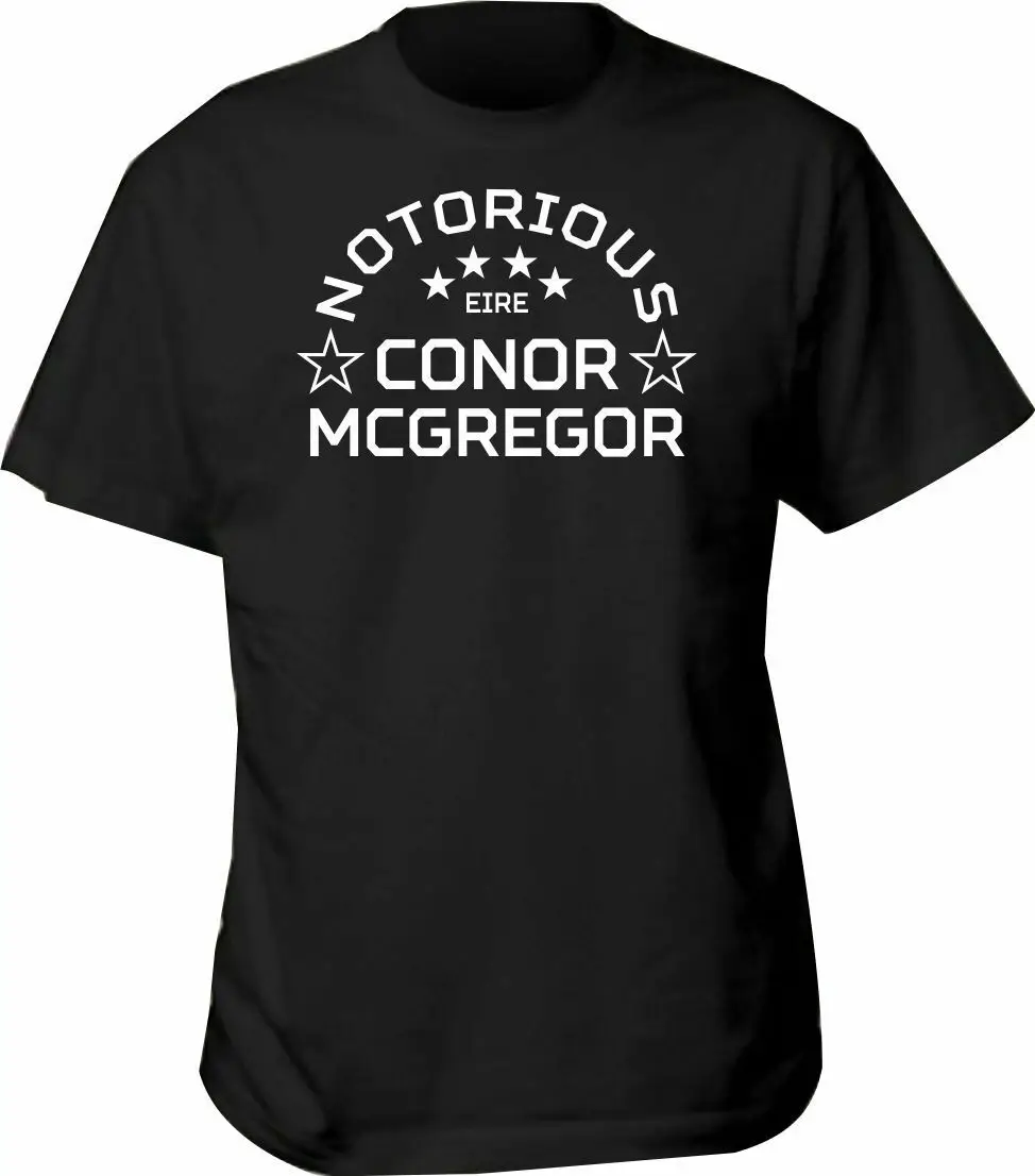 Футболка connor mcgregor mma ireland дизайн кусающее сердце тату тренажерный зал|Мужские
