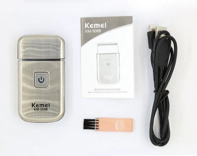 2016 горячей продажи KEMEI Личной Гигиены Мини Зарядки USB Беспроводной путешествия