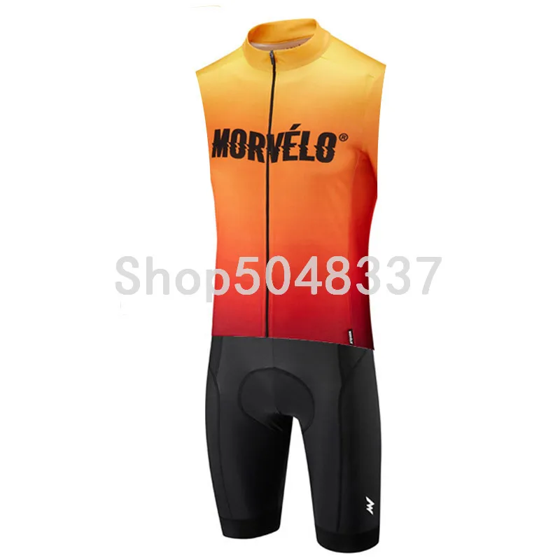 8 Триатлонный костюм Мужской без рукавов Велоспорт Джерси Morvelo Skinsuit комбинезон Ropa Ciclismo Hombre летний бег велосипед спортивный комплект - Цвет: 8