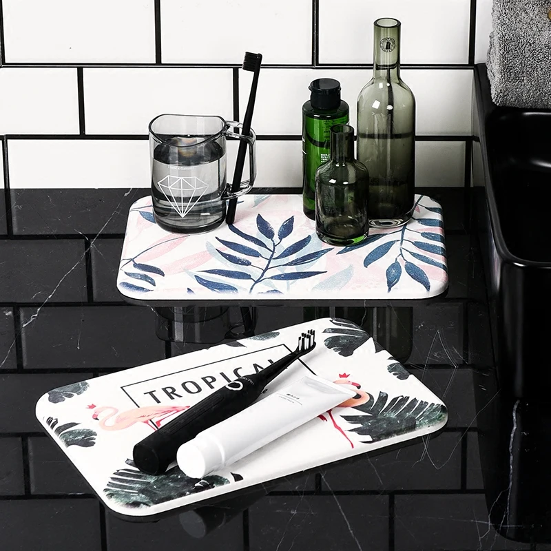 Большой диатомит умывальник абсорбирующий коврик бытовой диатомовый для мытья