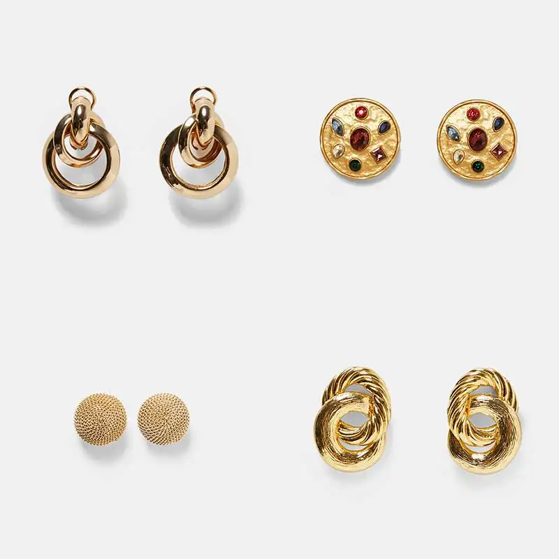 Модные серьги подвески для женщин FASHIONSNOOPS za свадебные украшения богемные золотые