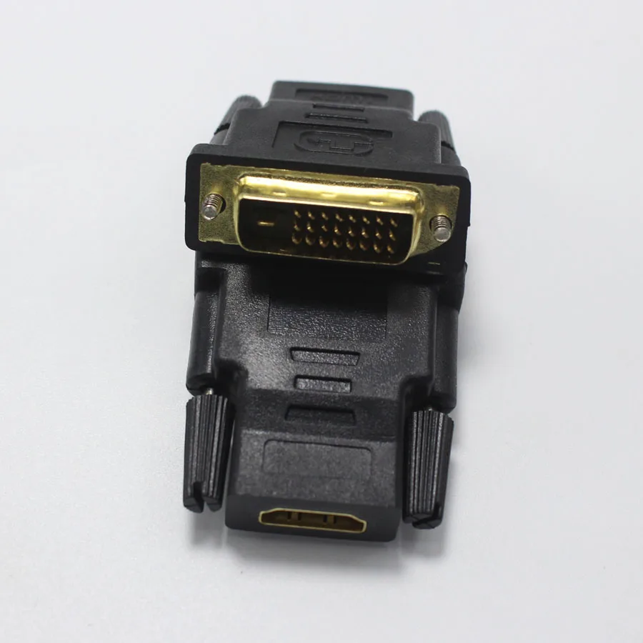EClyxun 1 шт. позолоченный DVI 24 + штекер на HDMI разъем двунаправленный адаптера