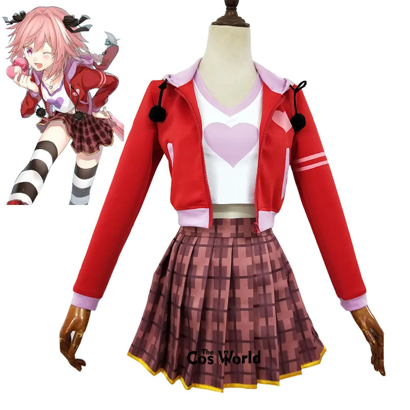 Fate Grand Order Apocrypha Rider Astolfo Asutorufo Спортивная одежда футболка пальто платье униформа