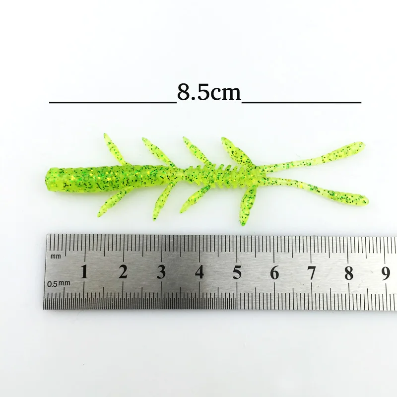 Proleurre 10 шт./лот мягкая рыболовная приманка в виде креветки искусственная 2 1 Г