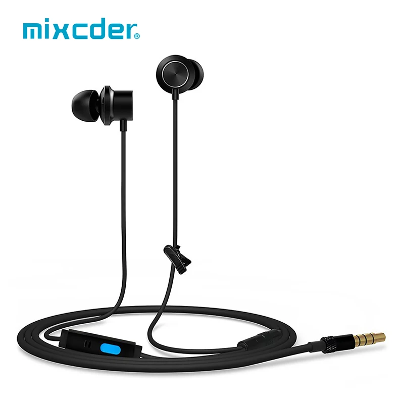 Mixcder X5 профессиональные стерео наушники в ухо гарнитура с микро 3 5 мм черные
