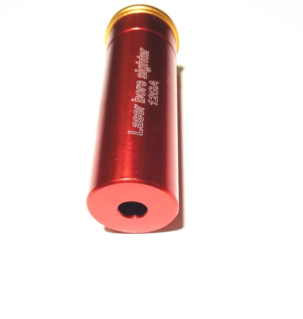 12 Gauge Cartridge Laser Bore Sighter Boresight 12GA &Red Laser Hunting NO batteries