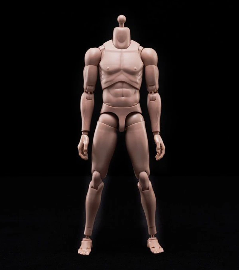 Мужское тело в масштабе 1/6 супер-гибкие узкие плечи с шеей экшн-фигурки