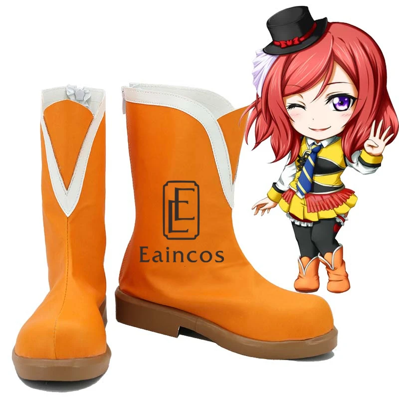 

Anime LoveLive!School idol project Sunny Day Song Nishikino Maki Short Boots Cosplay Party Shoes Custom Made