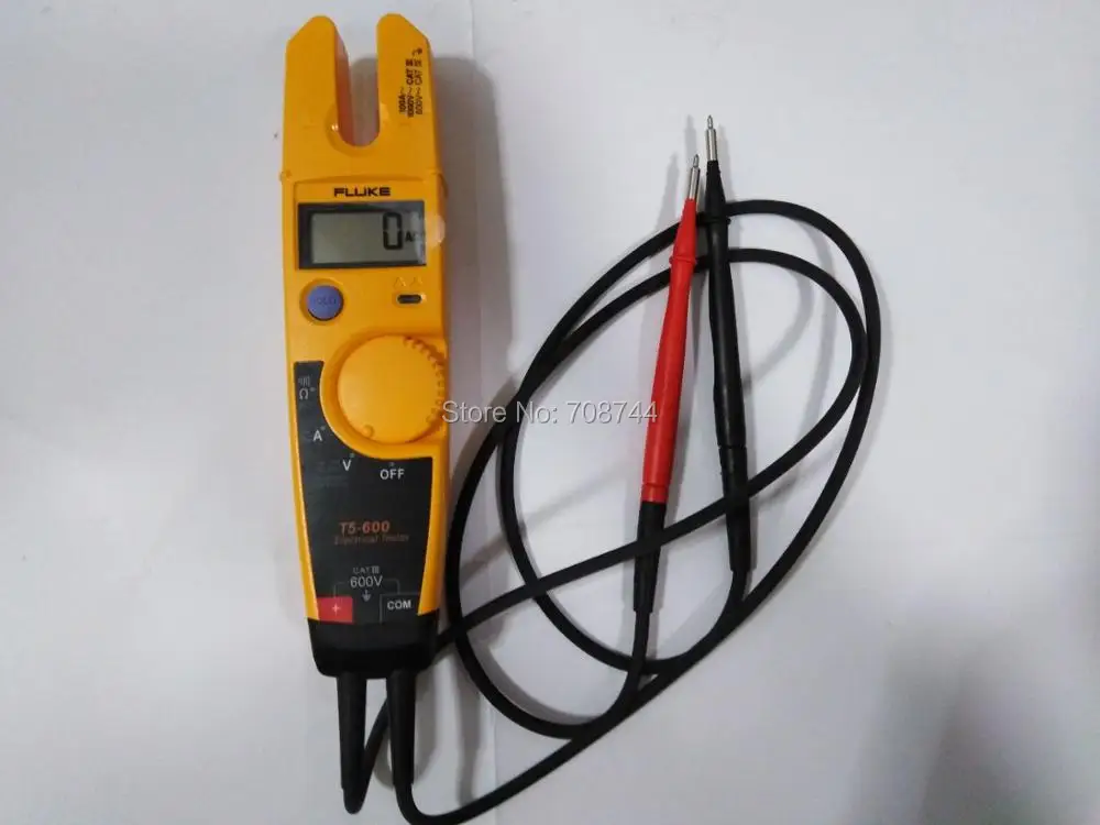 FLUKE T5-600 Токоизмерительные клещи Fluke T5 600 Электрический тестер с проверкой тока непрерывность электрического напряжения и тока 600 в 1000 В переменного тока