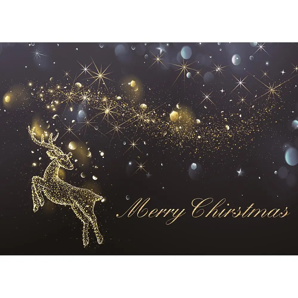 Allenjoy фон для фотосъемки Рождество Золотой прыжок олень абстрактный мечтательный
