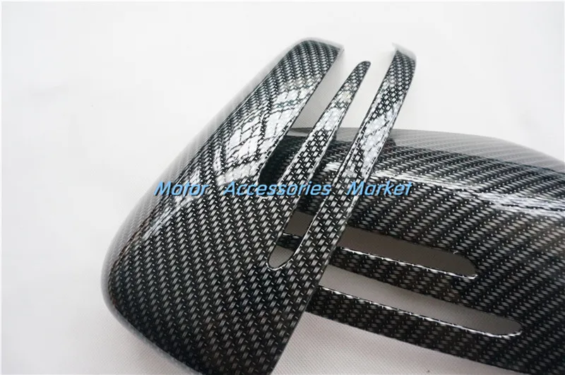 New Sport Style Carbon Fiber Print Rearview Mirror Cover For Mercedes-Benz A B E GLK CLA GLA Class | Автомобили и мотоциклы