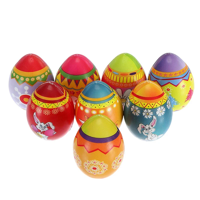 Новинка Kawaii пасхальные яйца мягкие медленно поднимающиеся хлеб Торт Крем