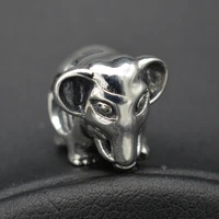 high quality fashion popular european and american silver ornaments silver bracelet accessories elephant charm shape