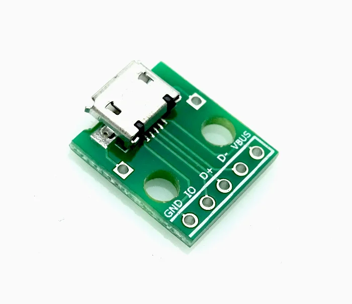 5шт. адаптер MICRO USB To DIP 5pin Female Connector B Type Pcb Converter Pinboard 2.54 для проекта Arduino DIY Teaching