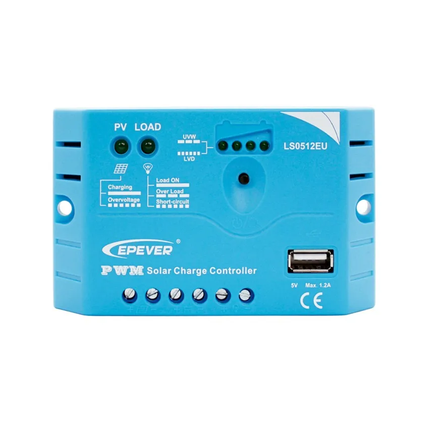 EPSOLAR LS0512EU 5A 12V EP EPEVER PWM LandStar регулятор заряда с 5V USB