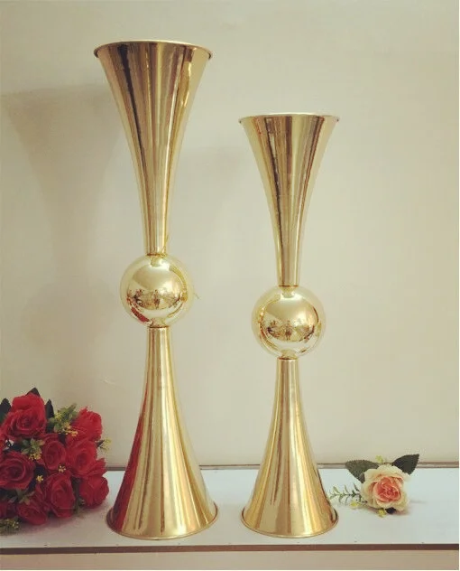 Красивые высокие свадебные центральные труба ленты металлическая подставка для