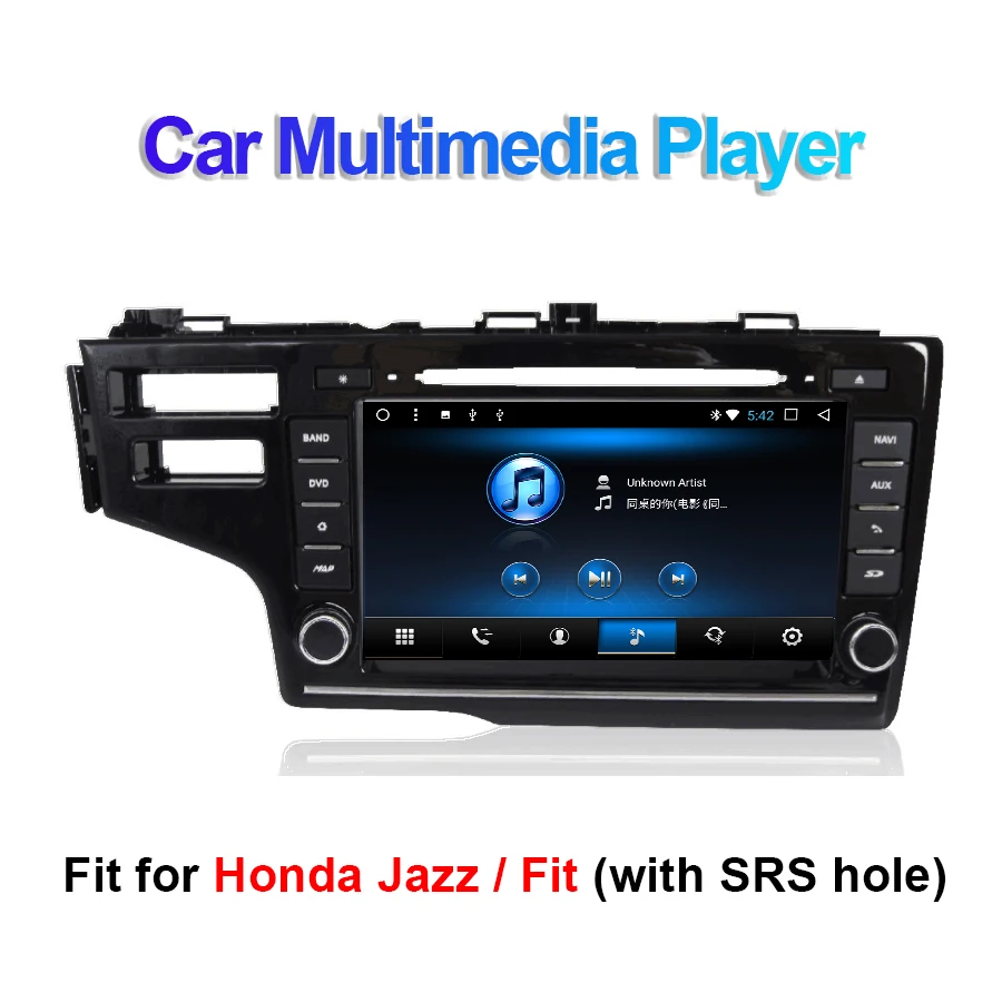 Android 7,1/8,1 DVD мультимедиа плеер для Honda Fit/Джаз левой руки вождения-с SRS отверстие автомобиль радио gps навигации