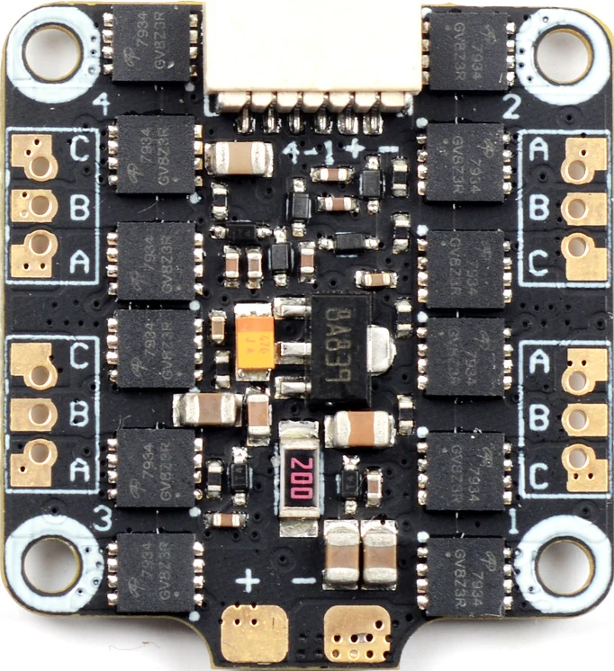 Talon F4 Mini Fly Tower Полетный контроллер Betaflight + 15A BLHELI S 4 в 1 ESC 40 каналов 100 мВт VTX для микро