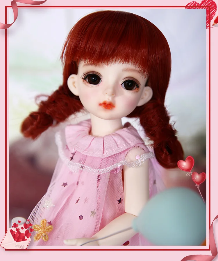 1/6 имбирь Miadoll BJD SD куклы YOSD модель тела детский полный набор с волосами Одежда Обувь Аксессуары шарнирная кукла